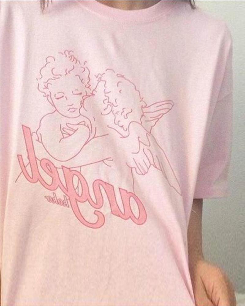 Cute Angels Loose Fit T-Shirt
