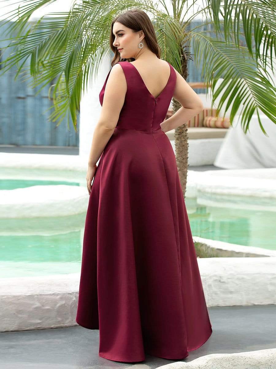 Women's Plus Size Asymmetric High Low Cocktail Party Dresses