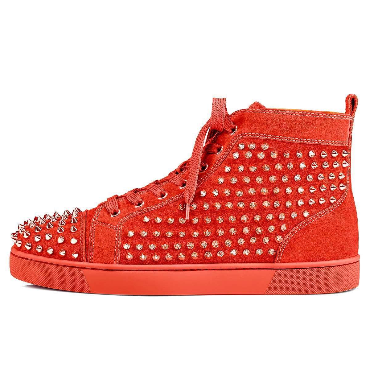 Spikes Exclusive High Top Leather Sneakers